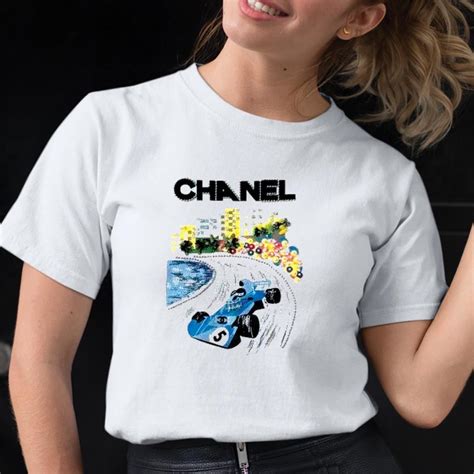 f1 shirt chanel|chanel's formula 1 tees.